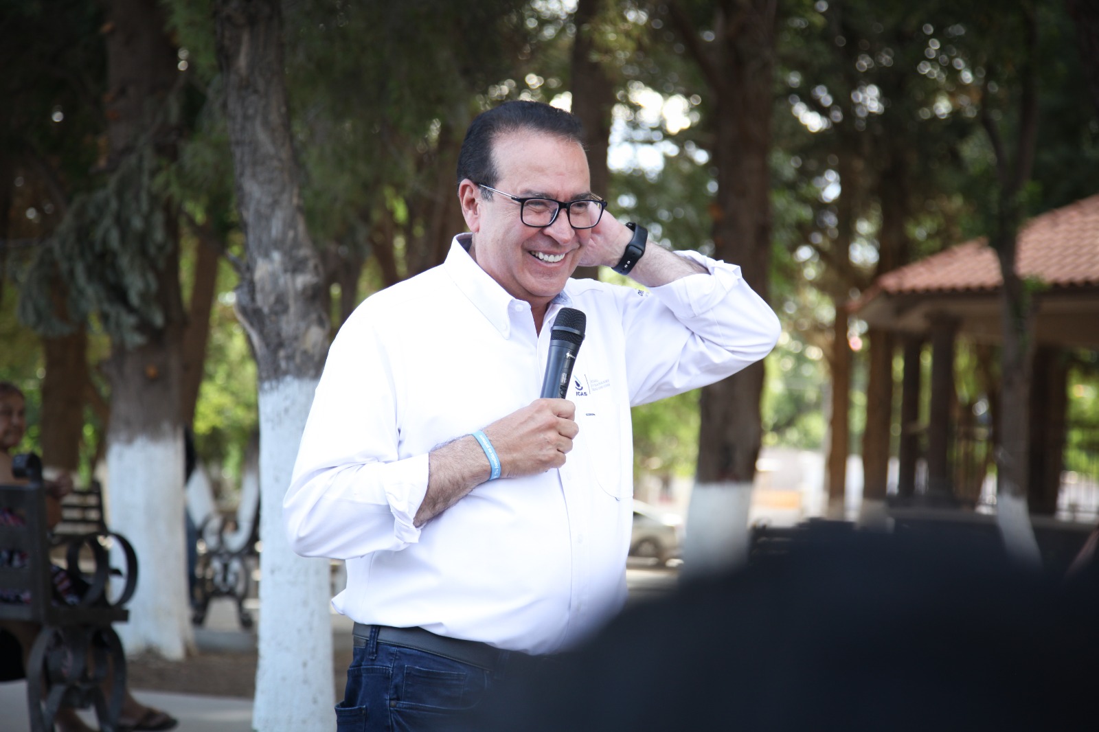 Entrega JCAS y JMAS Meoqui paneles solares y maquinaria en Estación Consuelo